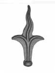 wrought iron spear