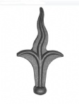 wrought iron spear